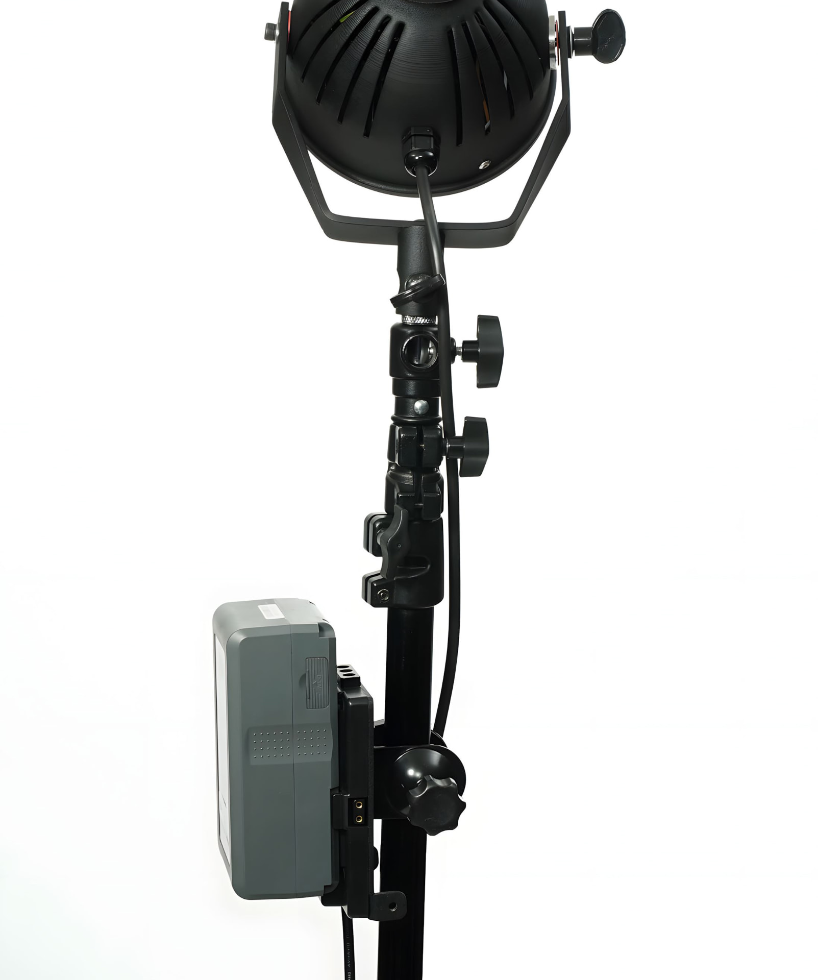 V-Lock — battery light setup