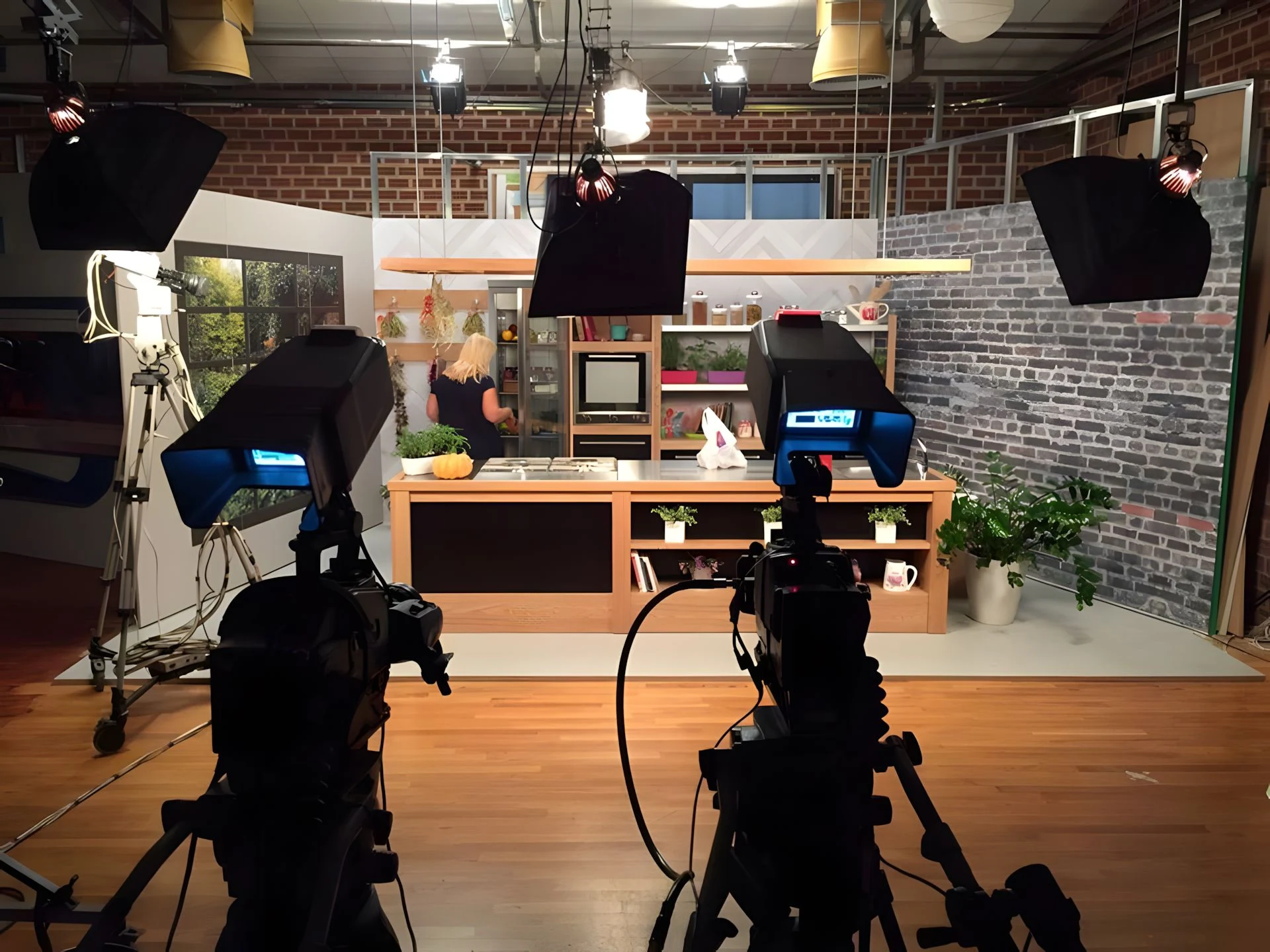 Television Studio Food Show A2